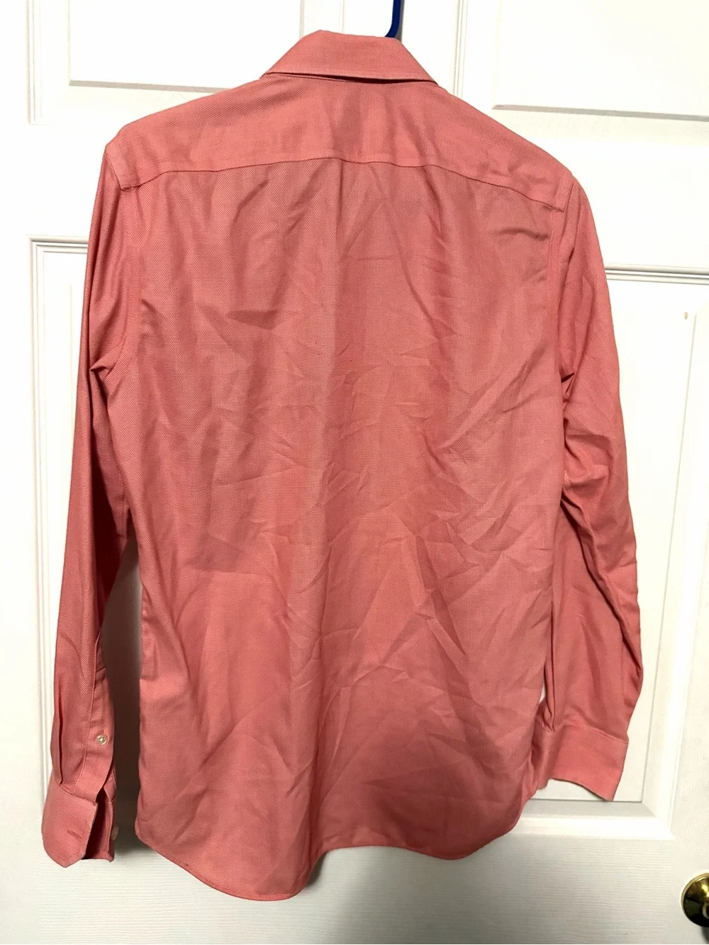 Banana Republic Men's Coral-Red Dress Shirt